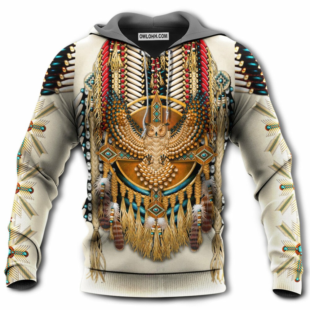 Native American Culture Eagle Amazing Style - Hoodie - Owl Ohh - Owl Ohh