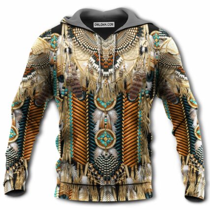 Native American Culture Eagle - Hoodie - Owl Ohh - Owl Ohh