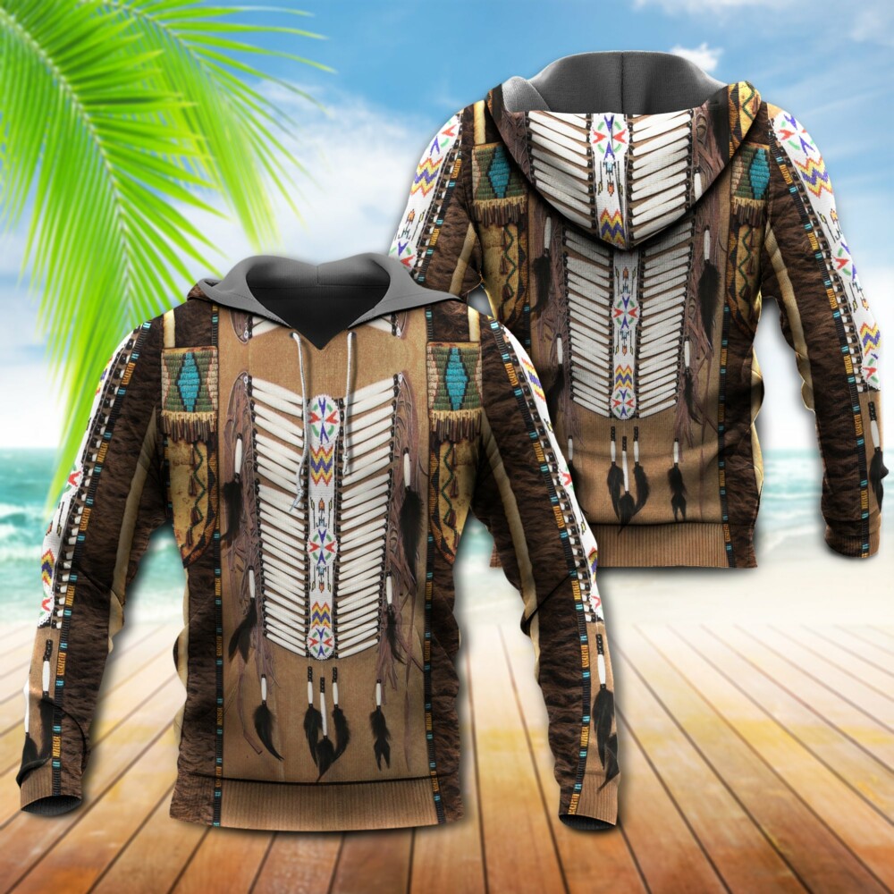 Native American Culture Pattern - Hoodie - Owl Ohh - Owl Ohh