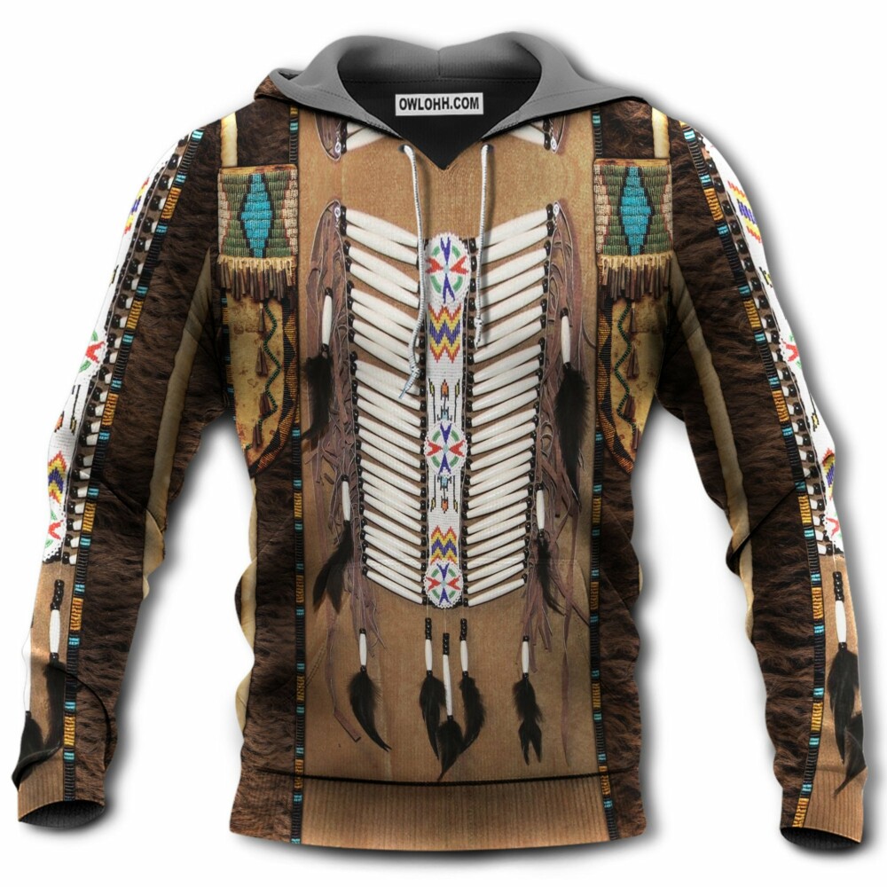 Native American Culture Pattern - Hoodie - Owl Ohh - Owl Ohh