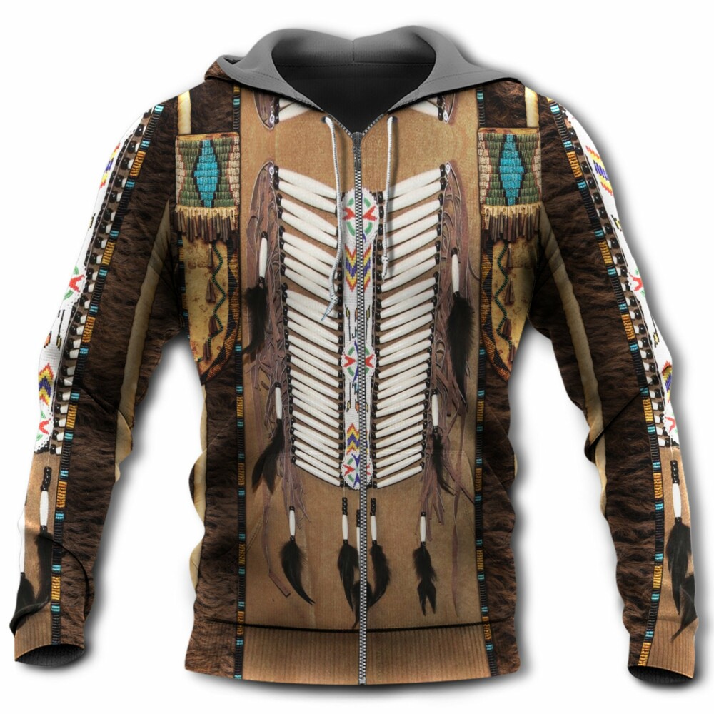 Native American Culture Pattern - Hoodie - Owl Ohh - Owl Ohh