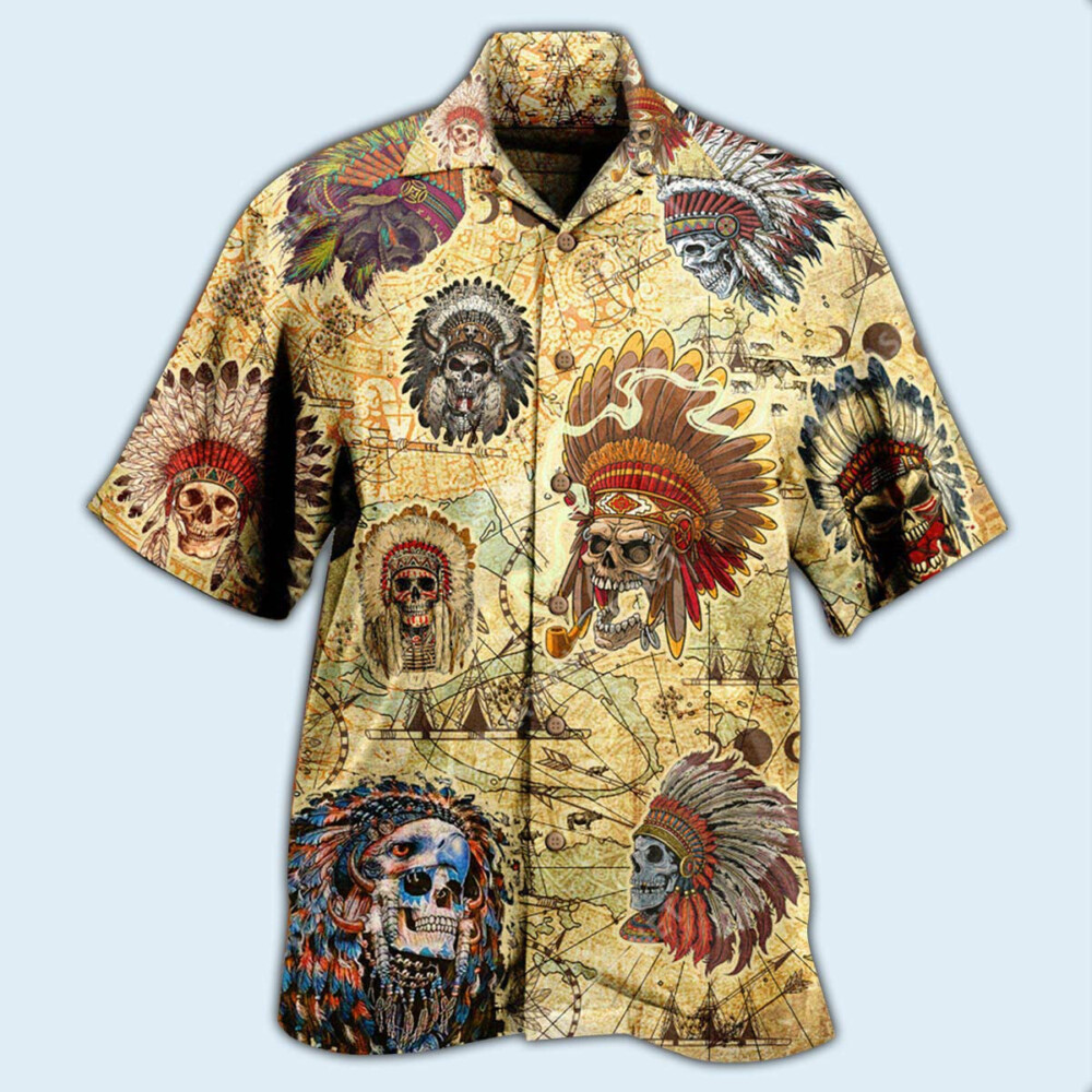 Native American Definitely Cool - Hawaiian Shirt - Owl Ohh - Owl Ohh