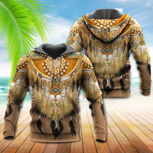 Native American Pattern Feather - Hoodie - Owl Ohh - Owl Ohh