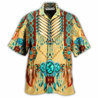 Native American Proud Pattern - Hawaiian Shirt - Owl Ohh - Owl Ohh