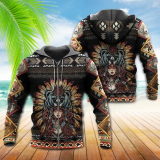 Native Beautiful Native Bear Native American - Hoodie - Owl Ohh - Owl Ohh