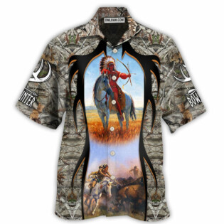 Native Bow Arrow Hunting Cool - Hawaiian Shirt - Owl Ohh - Owl Ohh