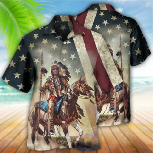 Native Horses Protect Place America - Hawaiian Shirt - Owl Ohh - Owl Ohh