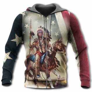 Native Horses Protect Place America - Hoodie - Owl Ohh - Owl Ohh