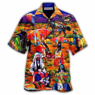 Native Human Love Red - Hawaiian Shirt - Owl Ohh - Owl Ohh
