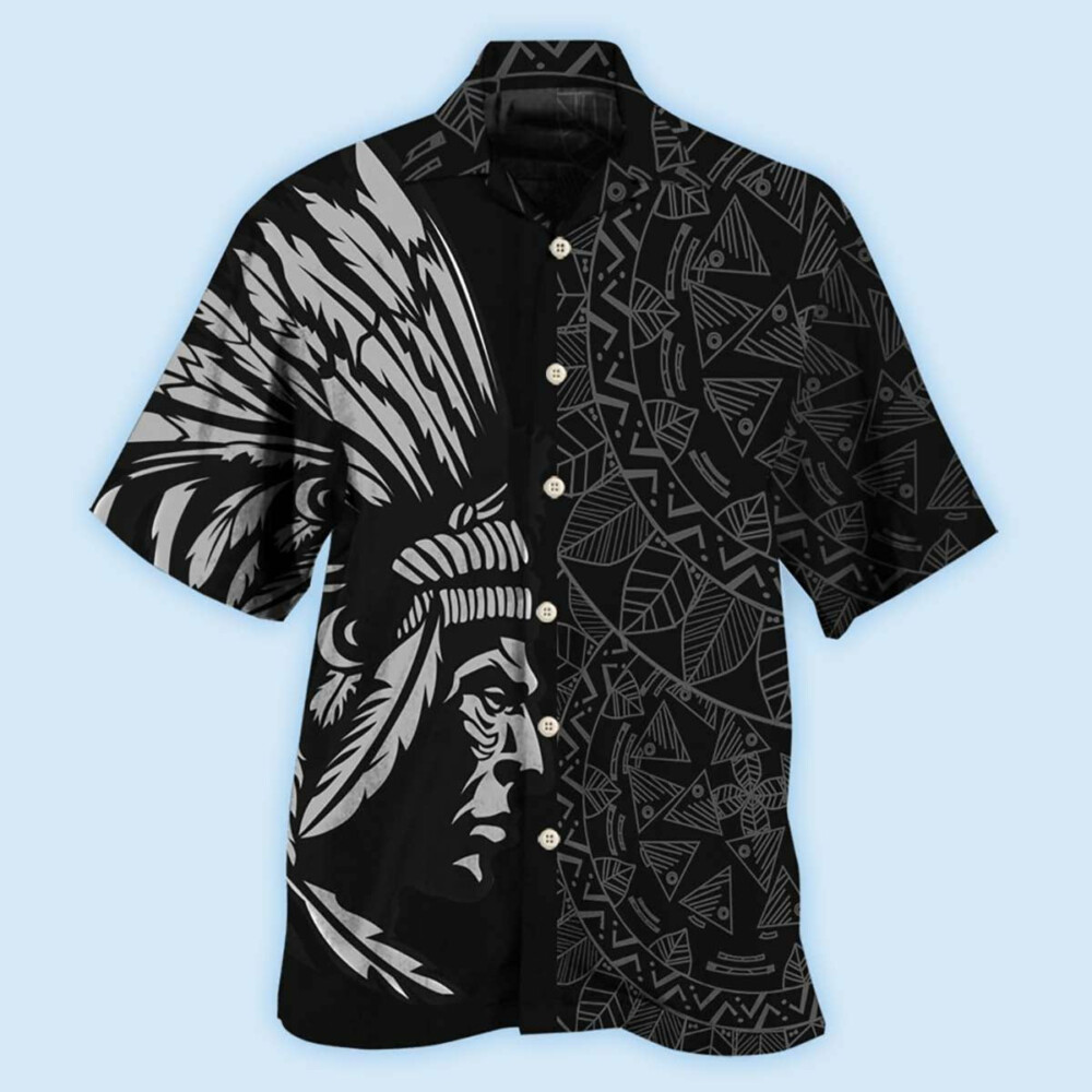 Native Man Still Here Still Strong Cool Style - Hawaiian Shirt - Owl Ohh - Owl Ohh
