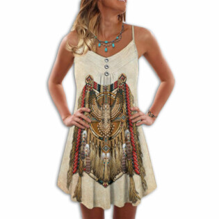 Native Owls Summer Vibes Pattern - Summer Dress - Owl Ohh - Owl Ohh