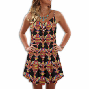 Native Pattern Summer Vibes Cool Style - Summer Dress - Owl Ohh - Owl Ohh