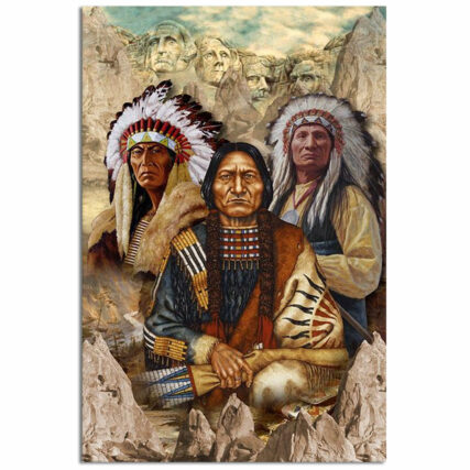 Native Love Peaceful Life - Vertical Poster - Owl Ohh - Owl Ohh