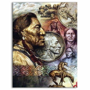 Native Peace Love Life Special Vintage - Vertical Poster - Owl Ohh - Owl Ohh