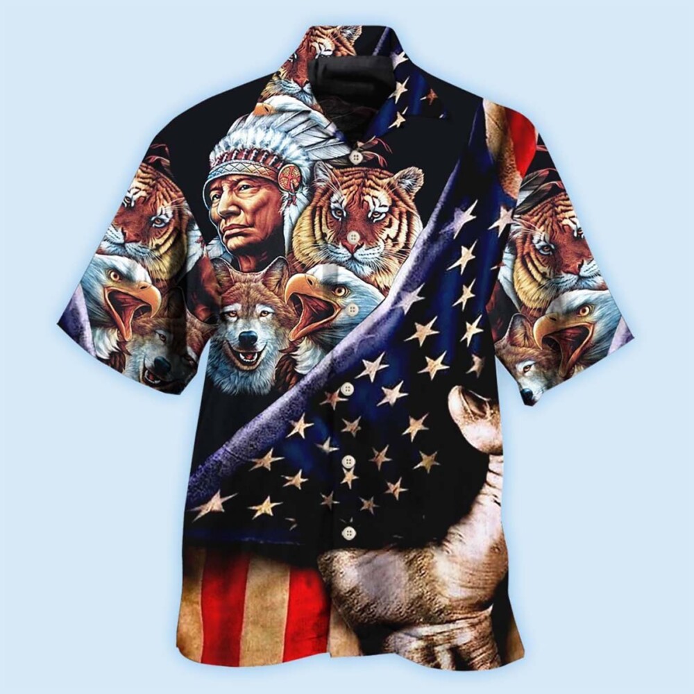 Native Pride Peaceful Forever Cool - Hawaiian Shirt - Owl Ohh - Owl Ohh