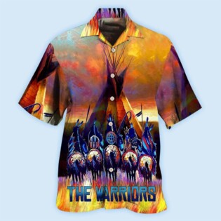 Native Pride Peaceful Forever The Warriors - Hawaiian Shirt - Owl Ohh - Owl Ohh