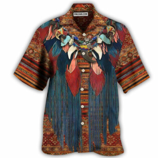 Native Style Cool Love Peace Pattern - Hawaiian Shirt - Owl Ohh - Owl Ohh