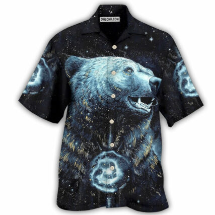 Native Style Love Peace Bear So Cool - Hawaiian Shirt - Owl Ohh - Owl Ohh