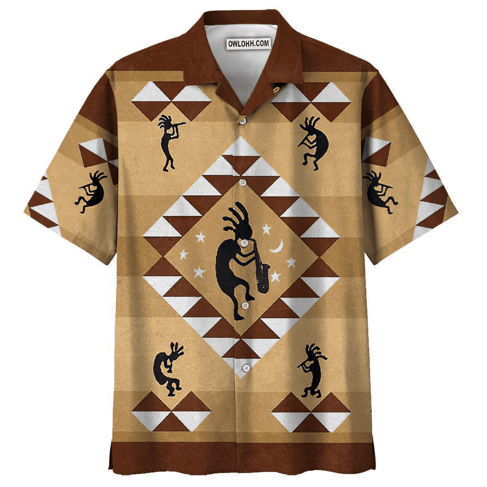 Native Style Love Peace Classic Pattern - Hawaiian Shirt - Owl Ohh - Owl Ohh