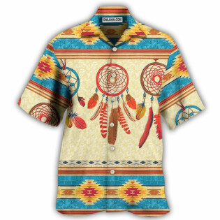 Native Style Love Peace Dreamcatcher - Hawaiian Shirt - Owl Ohh - Owl Ohh