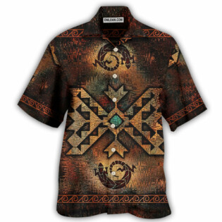 Native Style Love Peace Old Pattern - Hawaiian Shirt - Owl Ohh - Owl Ohh