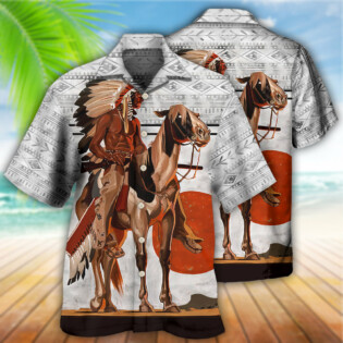 Native Style Love Peace Strong - Hawaiian Shirt - Owl Ohh - Owl Ohh