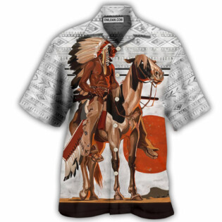 Native Style Love Peace Strong - Hawaiian Shirt - Owl Ohh - Owl Ohh