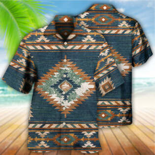 Native Style Love Peace Vintage Pattern - Hawaiian Shirt - Owl Ohh - Owl Ohh