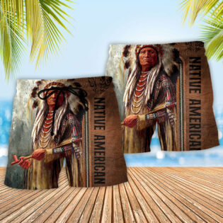Native Style Love Peaceful Their Life - Beach Short - Owl Ohh - Owl Ohh