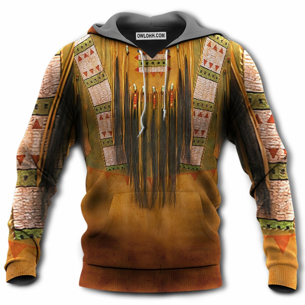 Native Vintage Style Love Peace - Hoodie - Owl Ohh - Owl Ohh