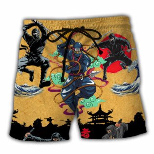 Ninja The Way Of The Ninja Cool - Beach Short - Owl Ohh - Owl Ohh