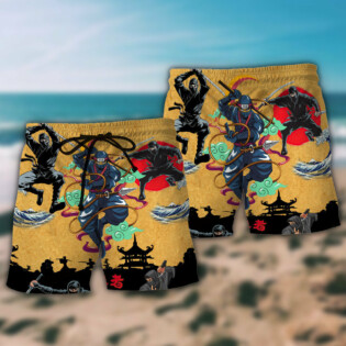 Ninja The Way Of The Ninja Cool - Beach Short - Owl Ohh - Owl Ohh