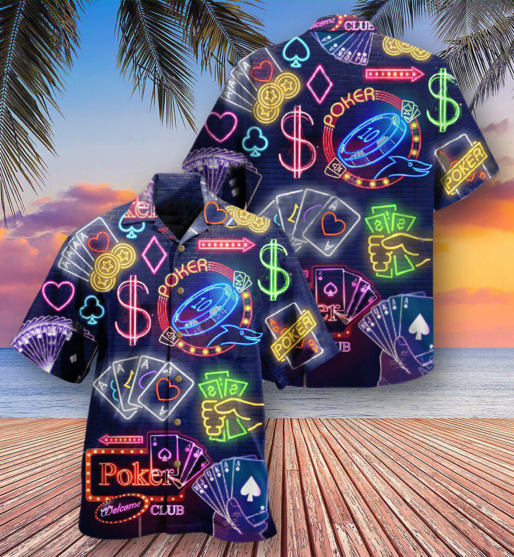Gambling No Poker No Party - Hawaiian Shirt - Owl Ohh - Owl Ohh