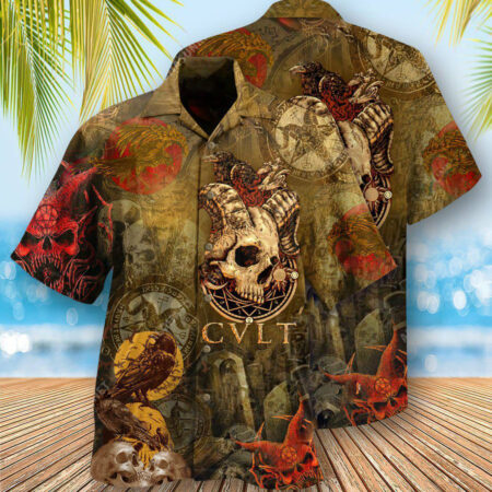 Skull Not Today Satan Cool - Hawaiian Shirt - Owl Ohh - Owl Ohh