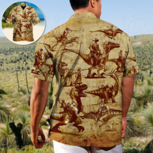 Jurassic Park Dinosaur World Summer Vintage - Hawaiian Shirt - Owl Ohh-Owl Ohh