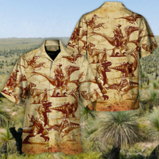 Jurassic Park Dinosaur World Summer Vintage - Hawaiian Shirt - Owl Ohh-Owl Ohh