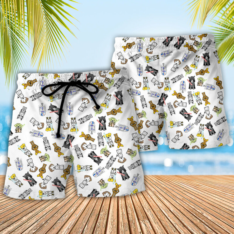 Star Dogs - Beach Short - Owl Ohh-Owl Ohh