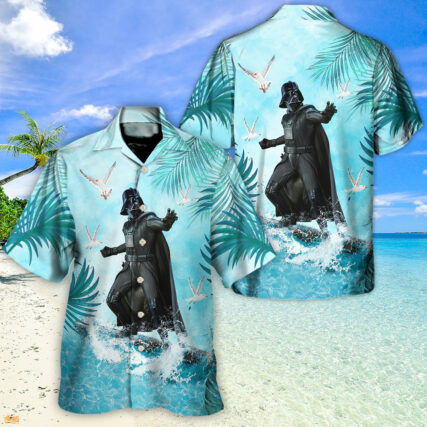 Starwars Darth Vader Surfing 02 - Hawaiian Shirt For Men, Women, Kids - Owl Ohh-Owl Ohh