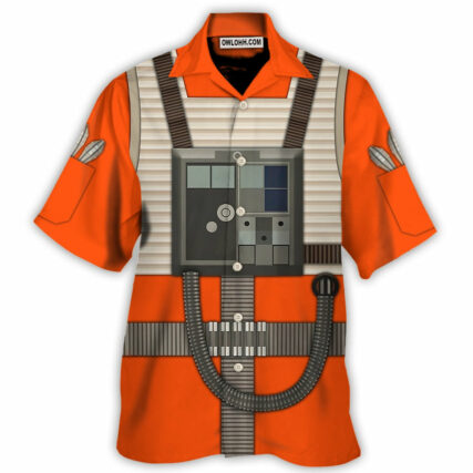 SW Rebel Pilot Cosplay - Hawaiian Shirt - Owl Ohh-Owl Ohh