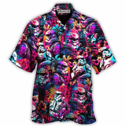 Star Wars Synthwave Cool - Hawaiian Shirt - Owl Ohh-Owl Ohh