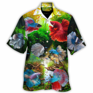 Fish Guppies Aquatic Style - Hawaiian Shirt - Owl Ohh-Owl Ohh