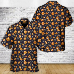 DnD Mystic Dice Pattern - Hawaiian Shirt - Owl Ohh-Owl Ohh