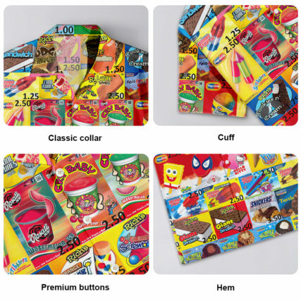 Old Ice cream it over nostalgic streets ice cream Set 4 - Hawaiian Shirt - Owl Ohh-Owl Ohh