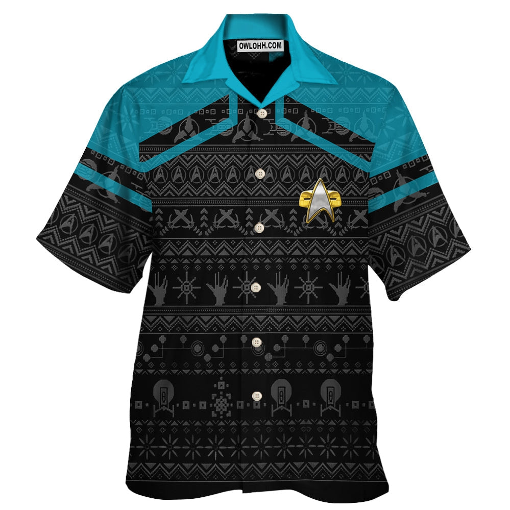 3D S.T Picard 2020 Blue Ugly Christmas Custom - Hawaiian Shirt - OwlOhh-Owl Ohh
