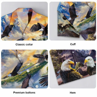 Eagle Spread Wings To The Sky Style - Hawaiian Shirt - Owl Ohh-Owl Ohh