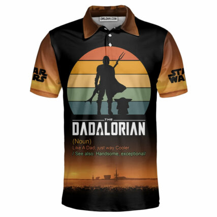 Star Wars To The Best Dad In The Galaxy Father's Day Gift For Fans Polo Shirt-Owl Ohh