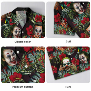 Halloween Joker Tropical Style - Hawaiian Shirt - Owl Ohh-Owl Ohh