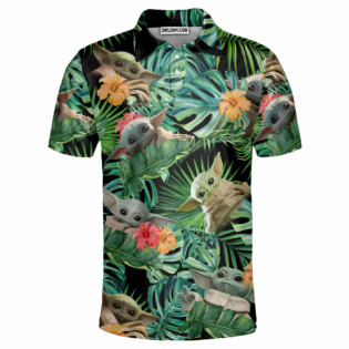 Star Wars Tropical Leaf Flower Gilf For Fans Polo Shirt-Owl Ohh