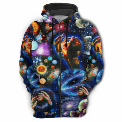 Galaxy Planet Loves Galaxy - Hoodie - Owl Ohh-Owl Ohh