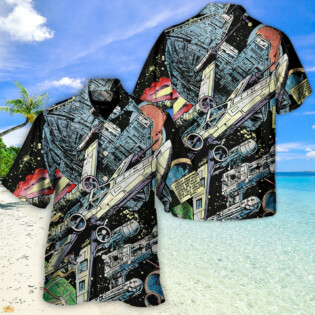 Star Wars Han Solo Spaceship - Hawaiian Shirt For Men, Women, Kids - Owl Ohh-Owl Ohh